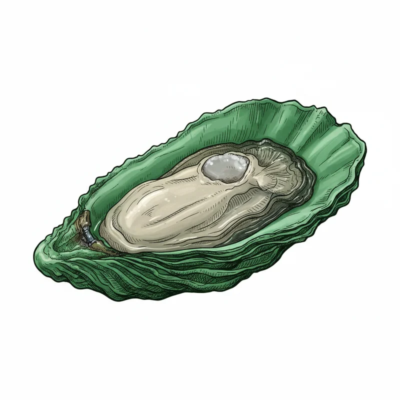 North Haven oyster illustration
