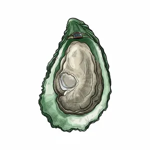 North Haven oyster illustration