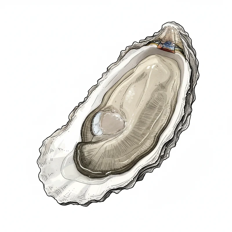 Norumbega oyster illustration