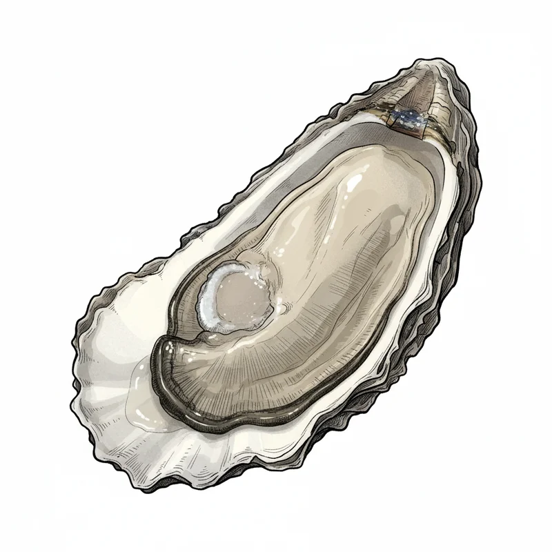 Paramour oyster illustration