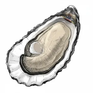 Pelican Reef oyster illustration