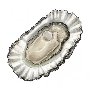 Phantom Creek oyster illustration