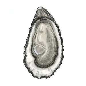Pine Island oyster illustration