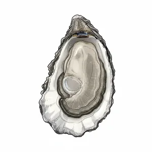 Pleasure House oyster illustration