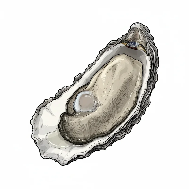 Quivet Neck oyster illustration