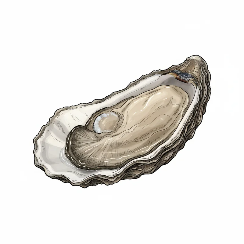 Rappahannock River oyster illustration