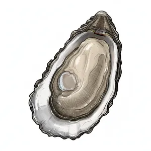Rappahannock River oyster illustration