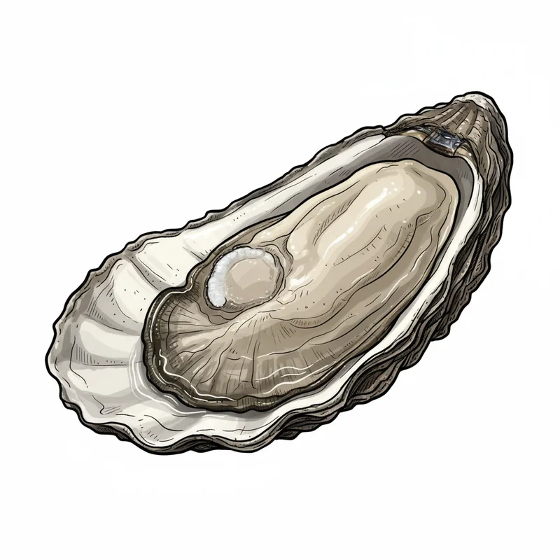 Rappahannock oyster illustration