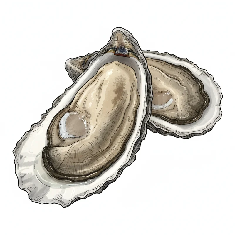 Riptide oyster illustration