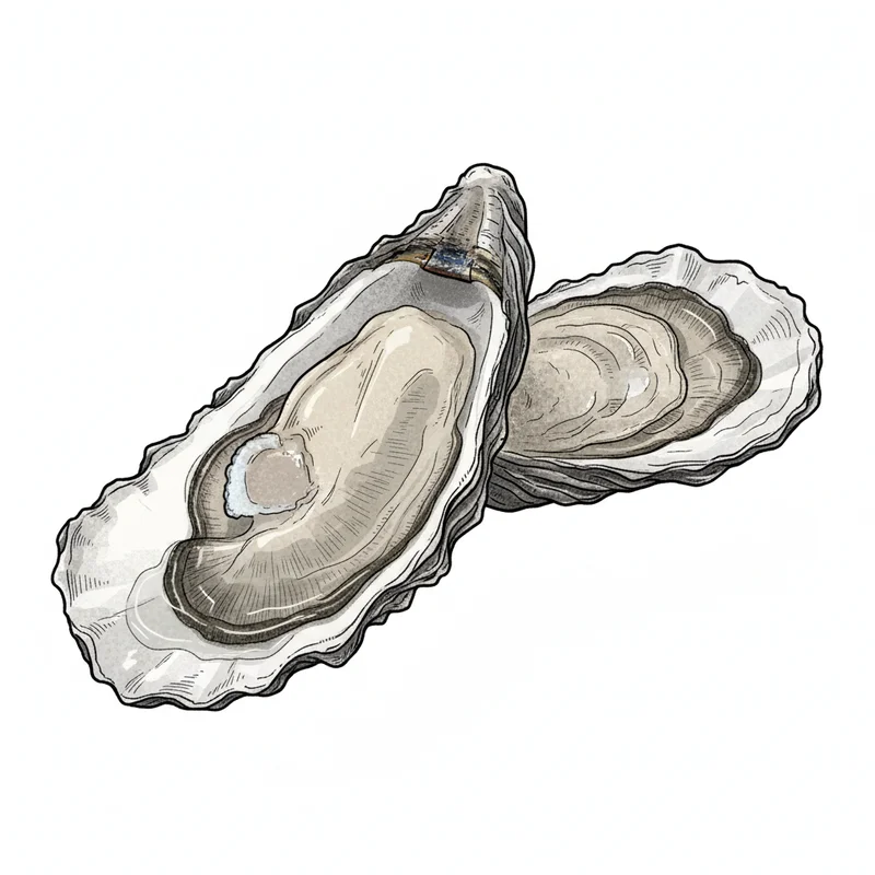 Rocky Nook oyster illustration