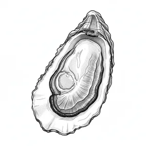 Rocky Nook oyster illustration
