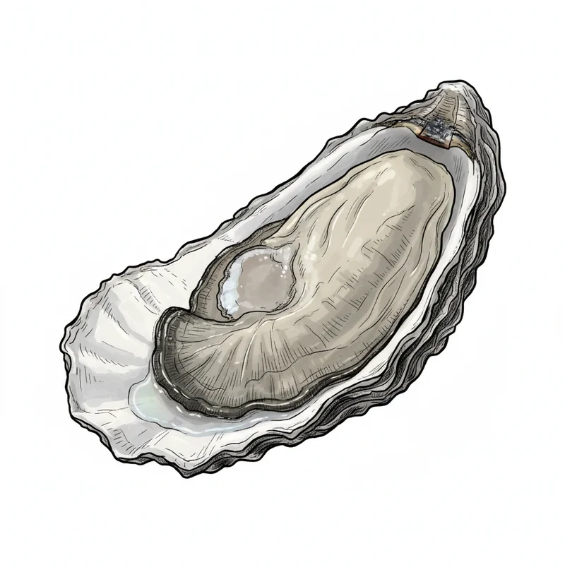 Rome Point oyster illustration