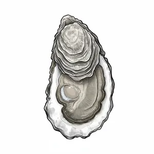 Rome Point oyster illustration