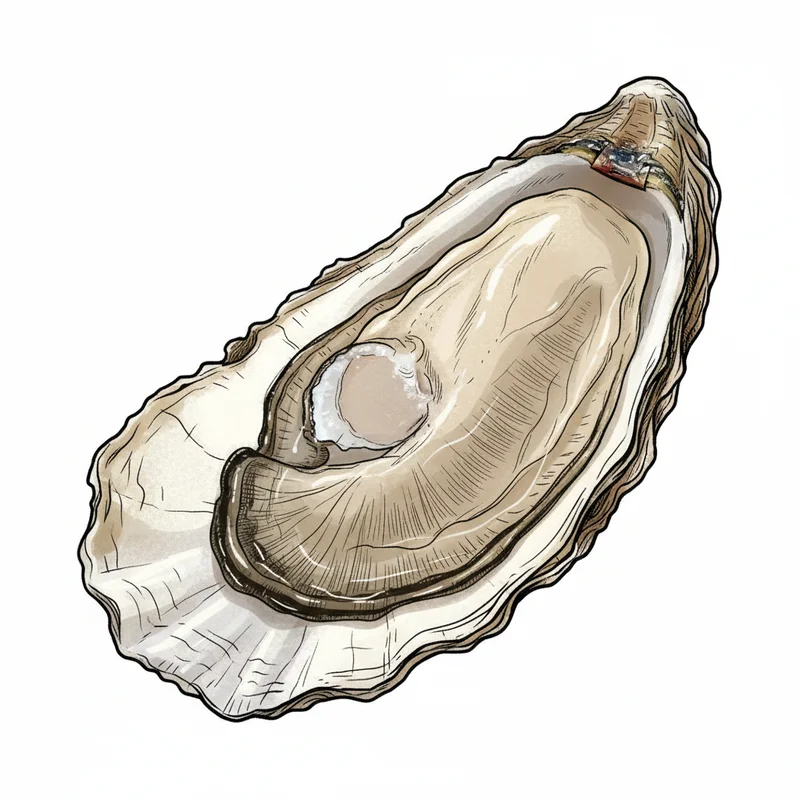 Ruisseau oyster illustration