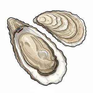 Ruisseau oyster illustration