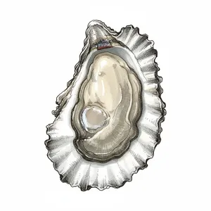 Salish Sea oyster illustration