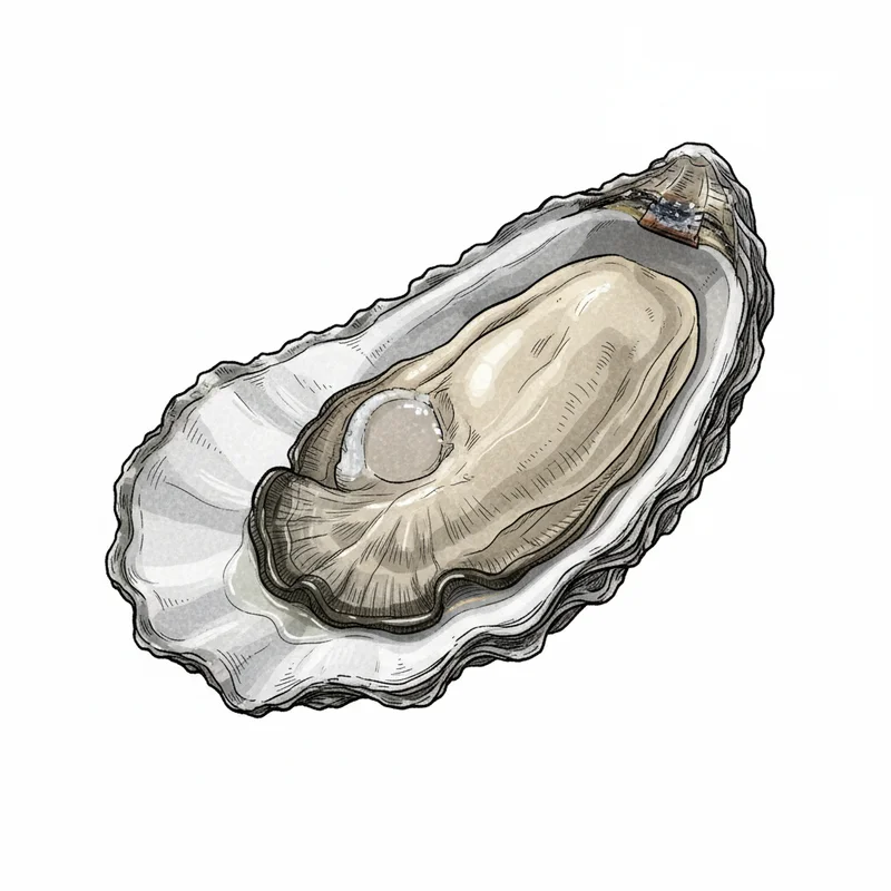 Satori oyster illustration