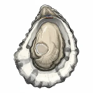 Satori oyster illustration