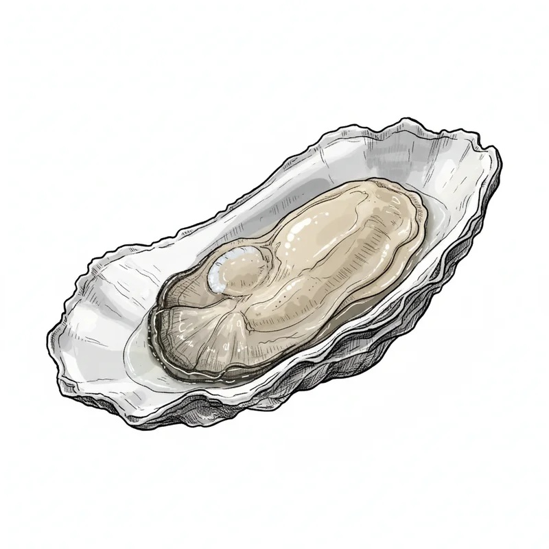 Scorton Creek oyster illustration
