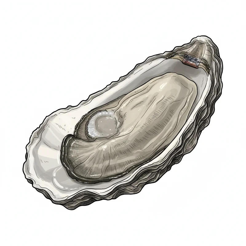 Sewansecott oyster illustration