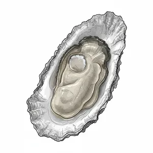 Sewansecott oyster illustration