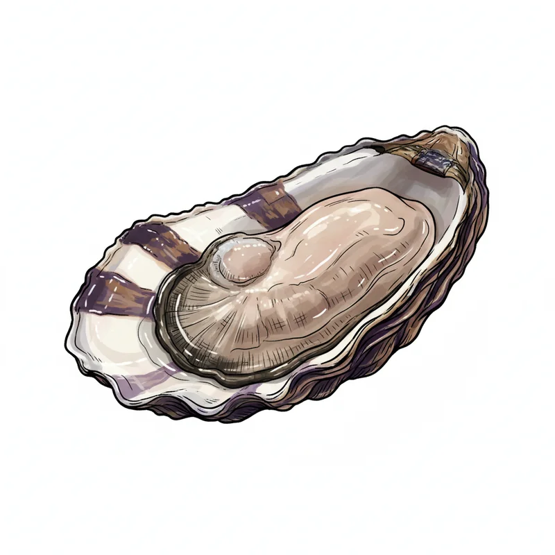Shibumi oyster illustration
