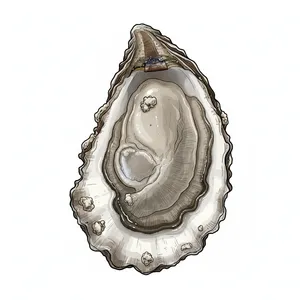 Ships Point oyster illustration