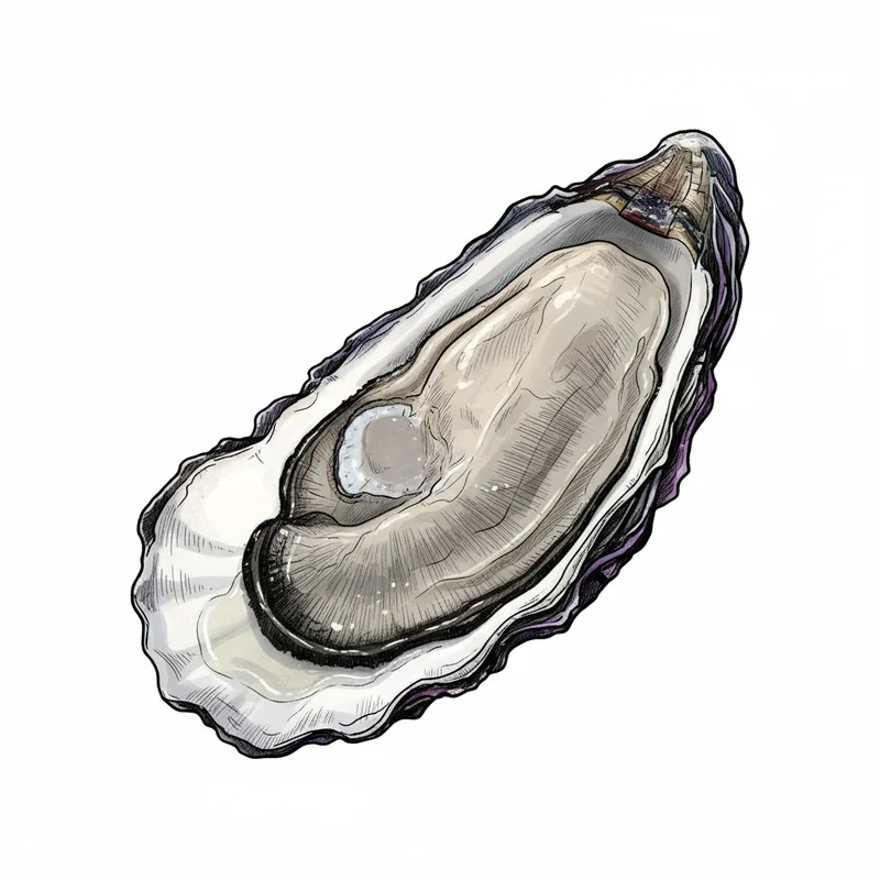 Standish Shore oyster illustration