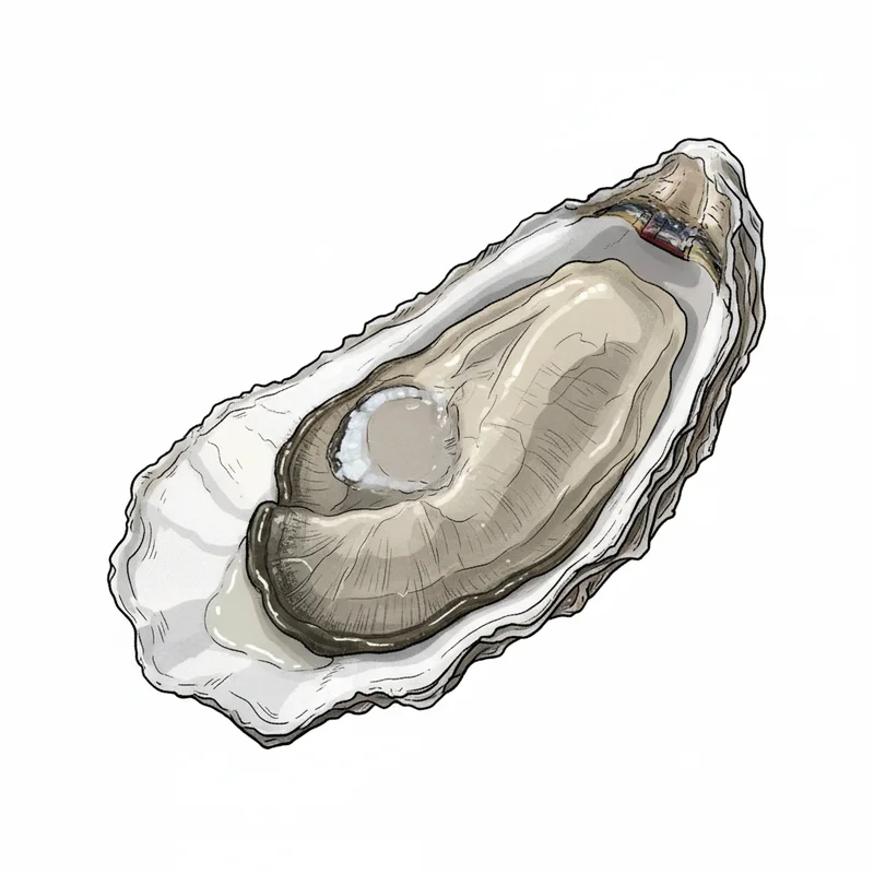 Tresor Du Large oyster illustration