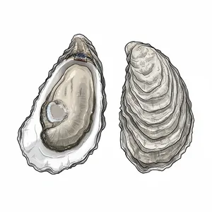Wallace Bay oyster illustration
