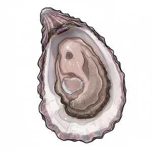 Watch Hill oyster illustration