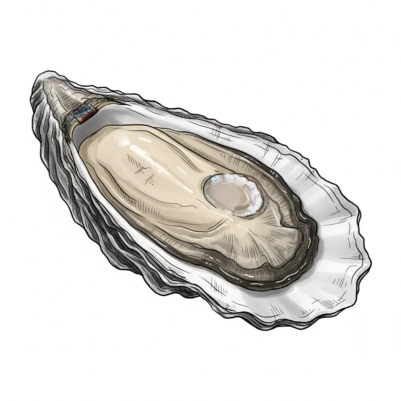 Wawenauk oyster illustration