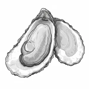 Wawenauk oyster illustration