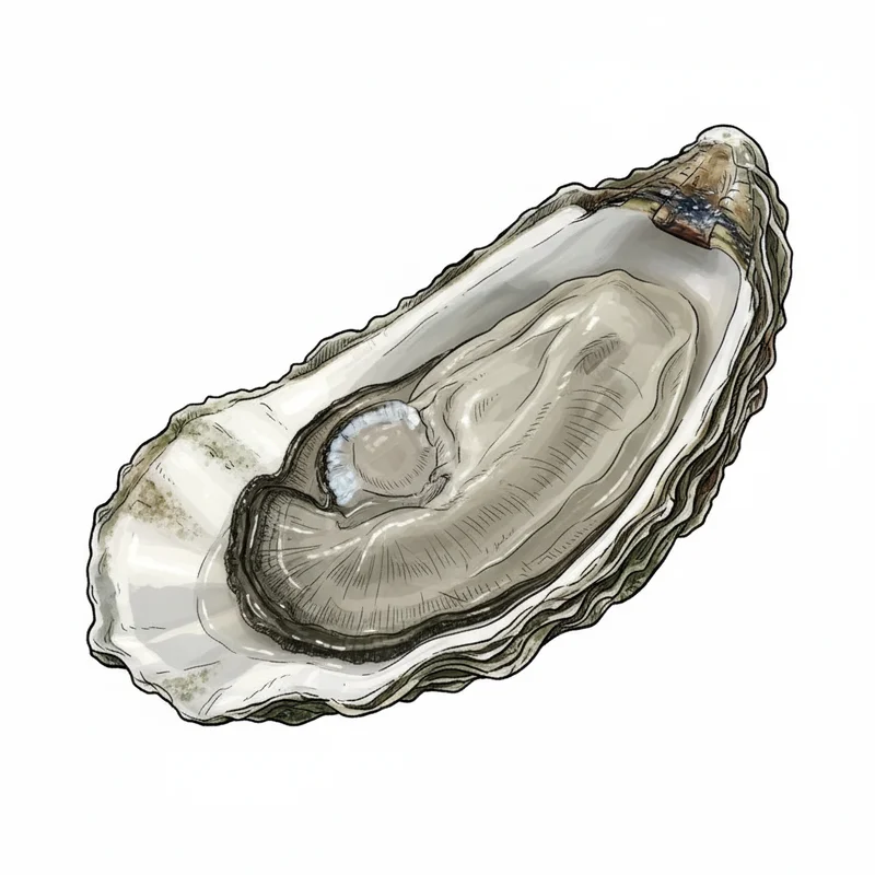 Whale Rock oyster illustration