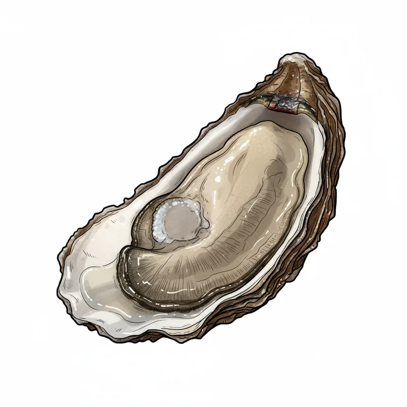 Wild Goose oyster illustration