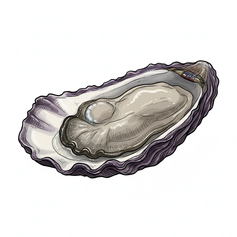 Wildcat Cove oyster illustration