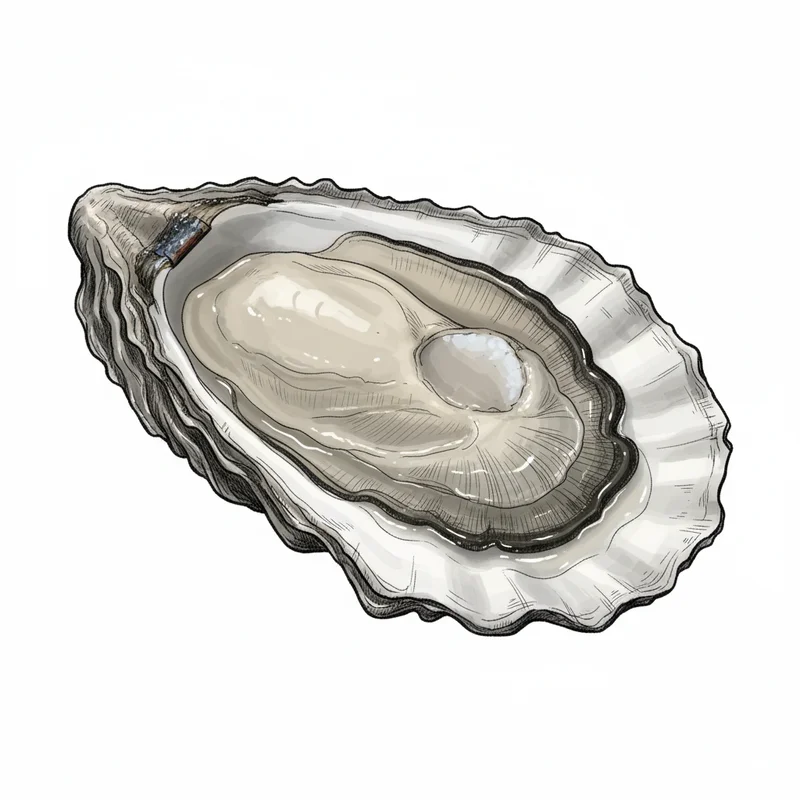 Windy Bay oyster illustration