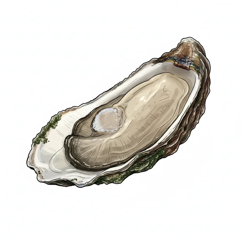 Winter Point oyster illustration